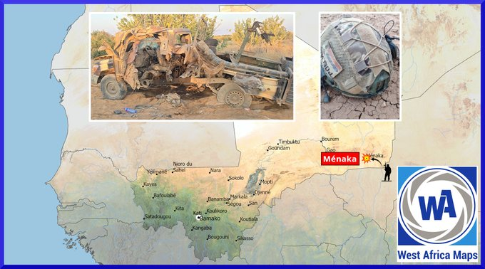 Mali | On December 30, EIGS terrorists claimed responsibility for an IED attack against a joint FAMa and Russian mercenary patrol from the Africa Corps near Ménaka. Several FDS and Russian mercenaries were killed. The wounded were evacuated by helicopter. EIGS, under the pretext