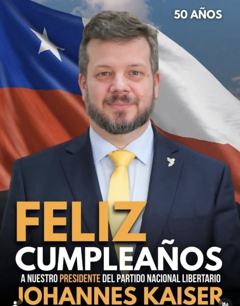 Feliz cumple, a este hombre maravilloso que ama este país mas que su vida  <a href="/Jou_Kaiser/">Johannes Kaiser</a> #Nacionales #libertarios <a href="/DRESTRUM__Pl/">D я e S S 🔥</a> <a href="/PartidoNL/">Partido Nacional Liberal</a>