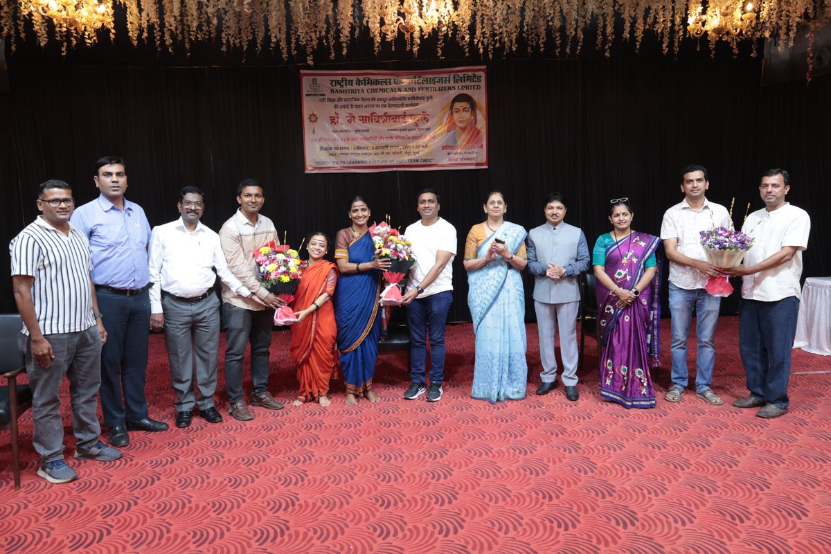 rcfkisanmanch's tweet photo. #RCF reaffirmed its commitment to social values by organizing a motivational play on the life of Savitribai Phule on her 195th birth anniversary. The inspiring performance highlighted her legacy of women’s education, equality, courage, and social reform, leaving a lasting impact on employees and their families