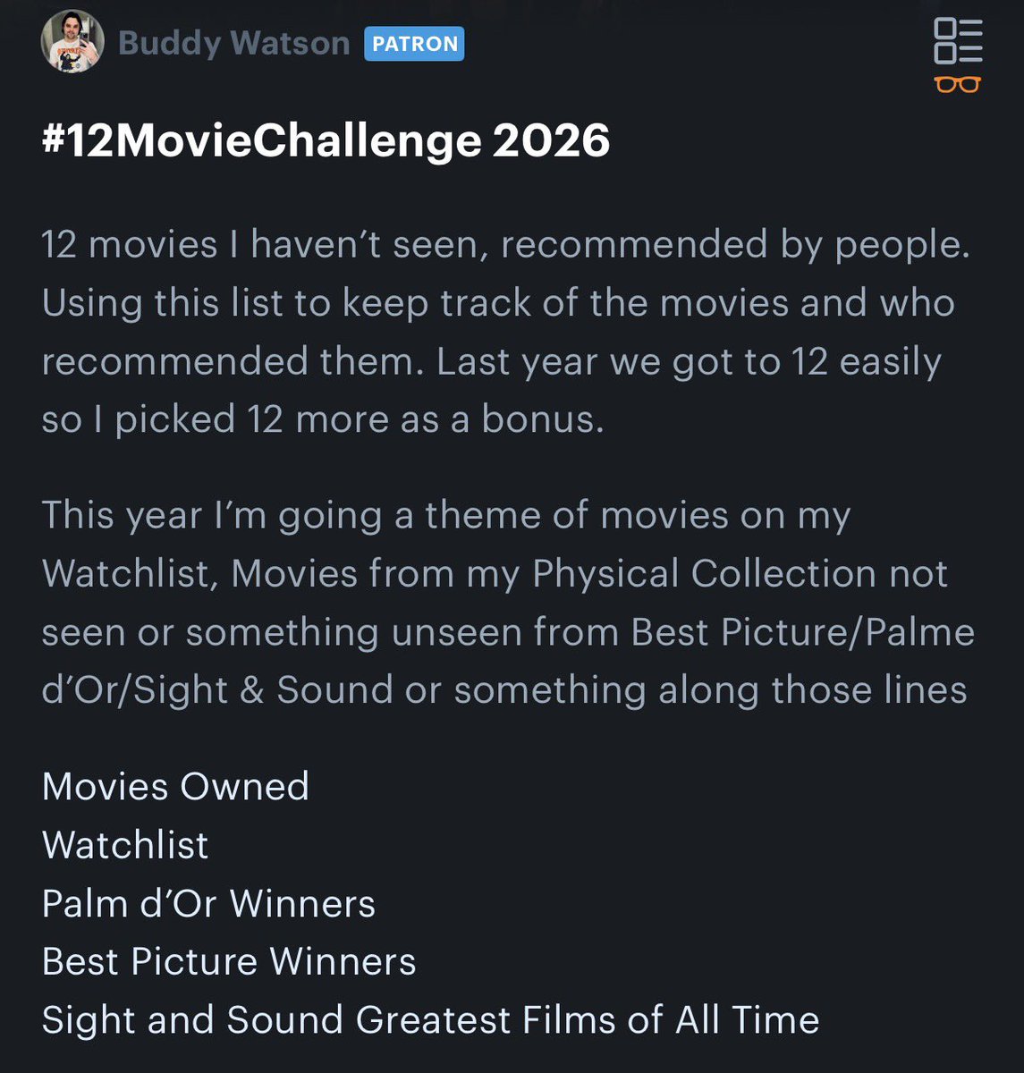 Buddy Watson tweet media