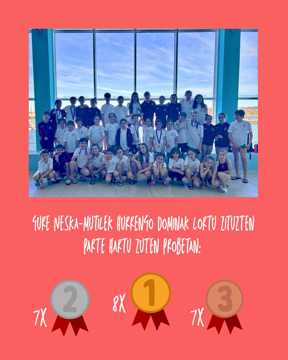 Nuestros escolares participaron en el Trofeo escolar de Navidad celebrado en Santurtzi el 28/12, demostrando el trabajo que están realizado esta temporada. Gracias de corazón y enhorabuena también a sus entrenadores.📊 Podéis consultar los resultados: bizkaiaigeri.es/pdf/calendario…