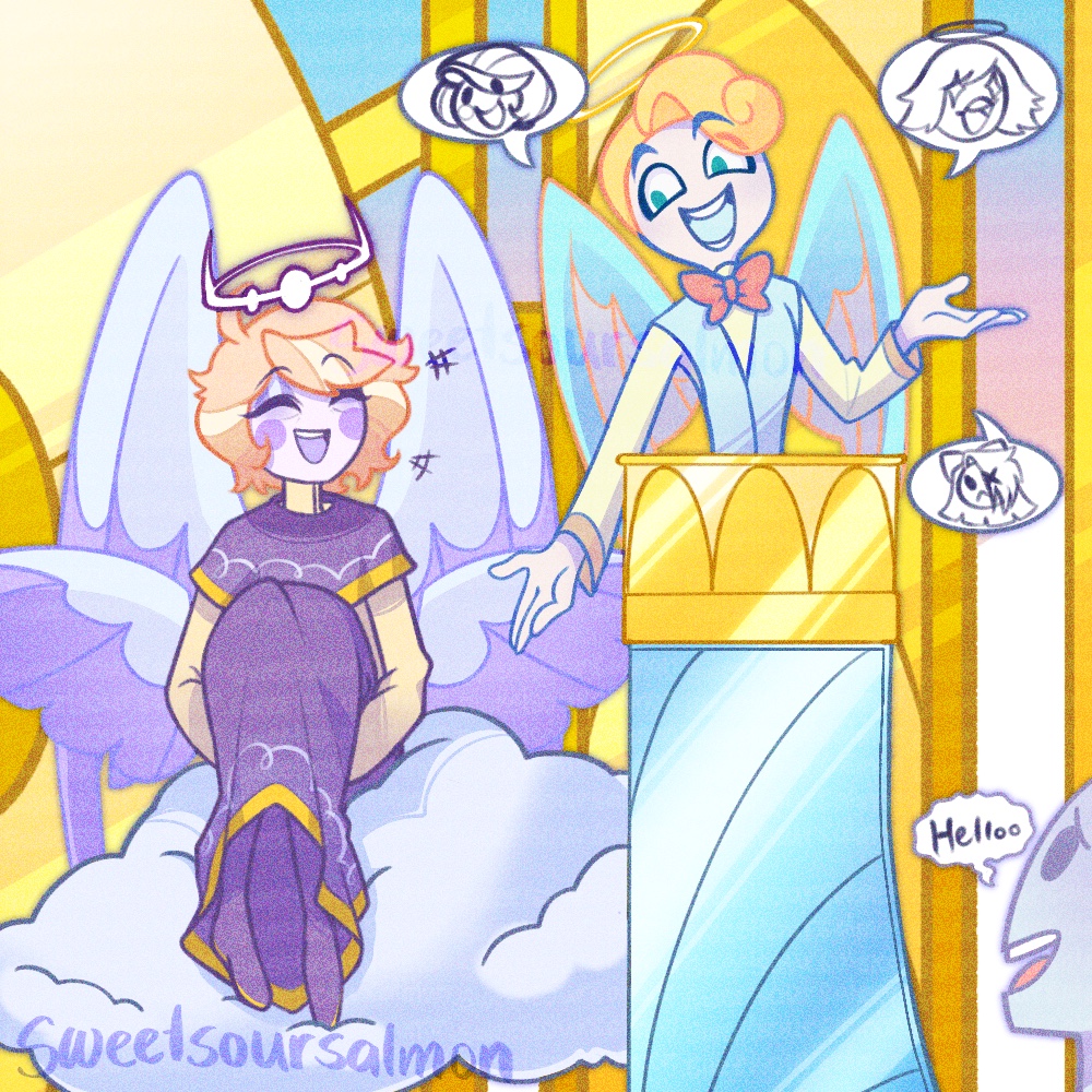 Chatting at the Job

#HazbinHotelOC #HazbinHotelSam #hazbinFankid #HazbinAngelSam #HazbinHotelSaintPeter