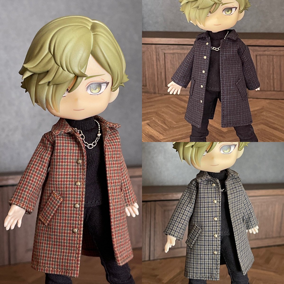 通販のお知らせ📢です。

初の受注販売

リクエストの多い黒赤スーツセット
（年末から作りためています^ ^）

1月7日より販売開始
※数量には限りがあります。
BOOTH

よろしくお願い致します。

#dollsclothes 
#オビツ11 
#オビツろいど