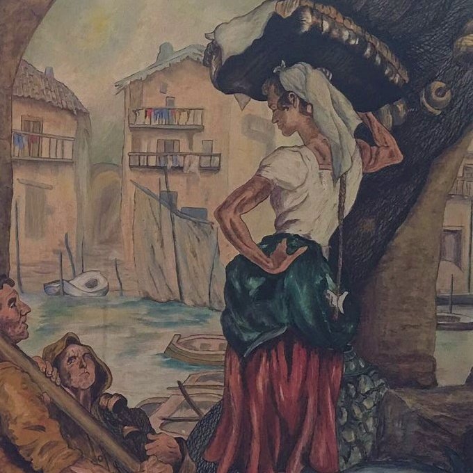 EnduringRob's tweet image. #Art #Painting by Violeta Salmerón's Grandfather
@vivishit