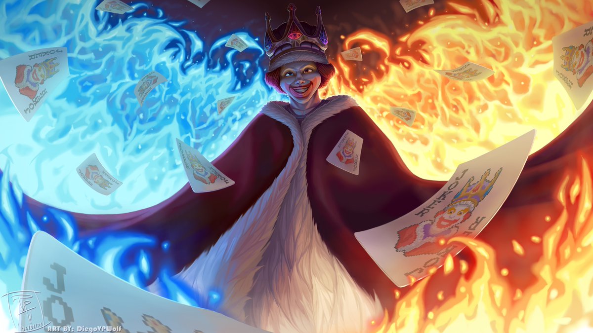 Commission to <a href="/oloffire/">OlofFire</a> ✨

Baron - Balatro

I loved working on this project; 💖 that's the first time I've painted flames digitally. 🔥 I really enjoyed the result ✨

This joker looks really powerful. I need to play this game someday. ^^

#art #digitalart #joker #cardgame