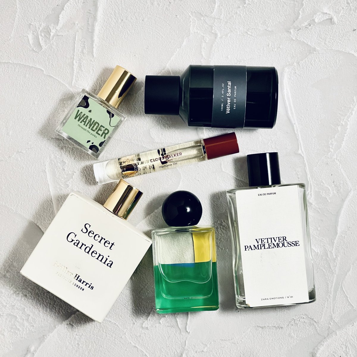 今日使った香水たち