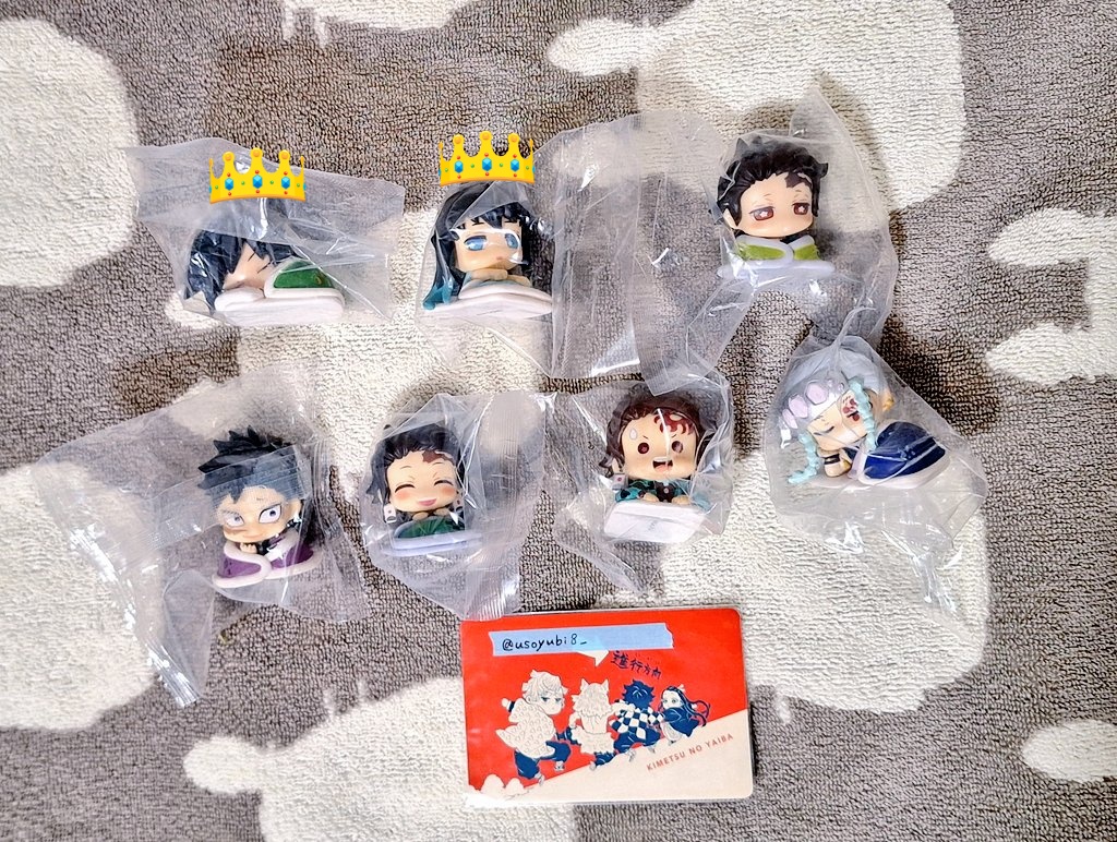 usoyubi8_'s tweet photo. 【交換】鬼滅の刃
譲》肩ズン,おねむたん,ばんちょうこう,ここみえ,くら寿司,ぴた!でふぉめ 他
撮り忘れでねじまきの禰豆子🎀もあります
求》別📪参照 こちらを引用元としてつなげます

↓ https://t.co/LC5MNs4joh