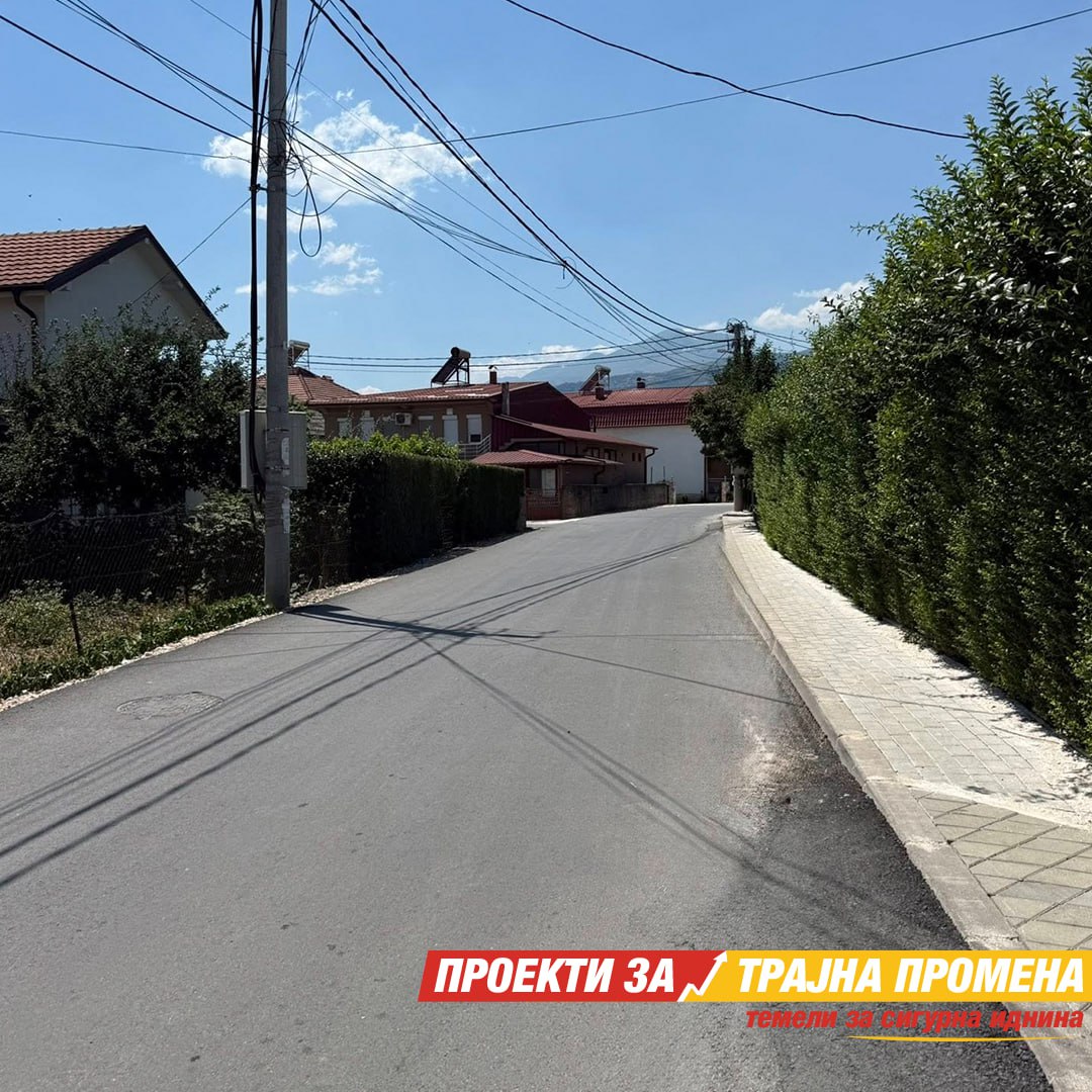 ПРОЕКТ: Реконструкција на постоечка улична мрежа -коловоз и тротоари на ул.,,Коста Рацин'' во нас. Брвеница- Д.Седларце

Инвестицијата изнесува 9.211.940 денари, обезбедена од Владата  преку Министерството за транспорт.

Проекти за трајна промена – темели за сигурна иднина.