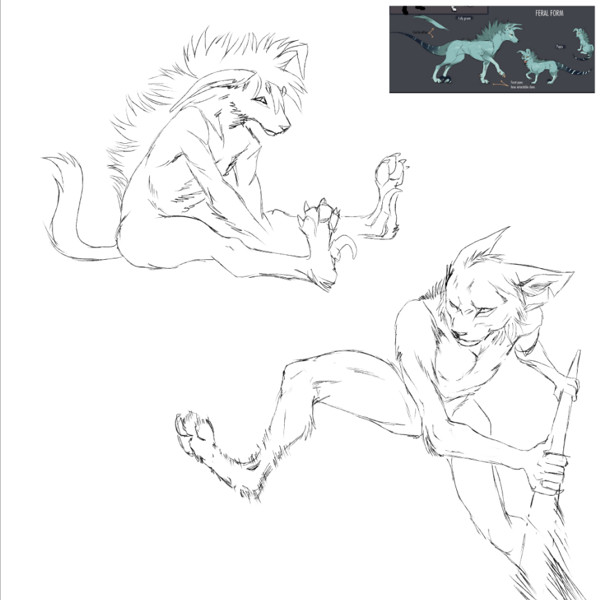 azorartFR's tweet photo. Sketches for warm-up
.
.
.
#art #drawing #anthro #anatomy #furry #furryart #cat #wolf #azor #sketch #sketchy #doodle #pose https://t.co/gt2eujYlV6