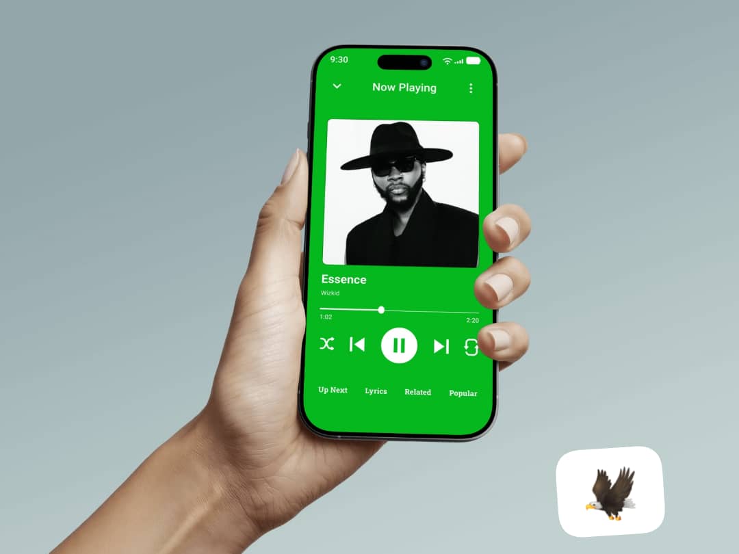 What do you think of this 9ja music app.

Music playing flow.
Coming along with full gist.