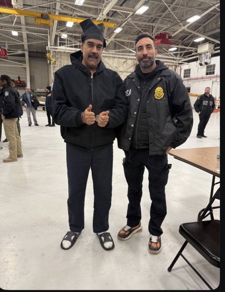 Maduro con su esposa / Maduro preso