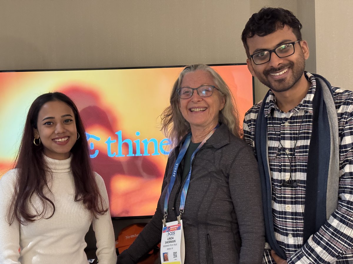 Live from Vegas! 📷

Pratyush and Adrika from our team just gave 30+ top tech journalists an exclusive first look at our latest innovation during Uproar’s C-Suite preview at Mandalay Bay, and the buzz is real.

Are you headed to #CES2026? Come say hi or DM us and we're happy to