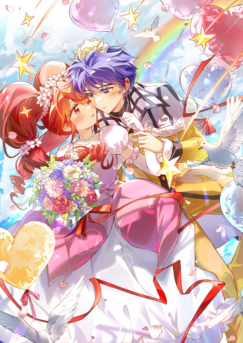 #シェファ 💜❤️ #ふしぎ星のふたご姫 

私たちの未来🌈🕊🎈🌠