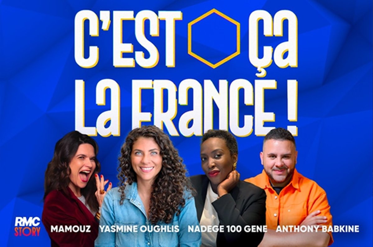 RMCStory's tweet image. ✨ C’est ça la France fait son grand retour pour une nouvelle saison placée sous le signe de la diversité, de la solidarité et de l’inclusion, avec le plein de nouveautés ! Aux côtés de Yasmine Oughlis, le public retrouvera Mamouz et découvrira Nadège 100 Gene et Anthony Babkine…