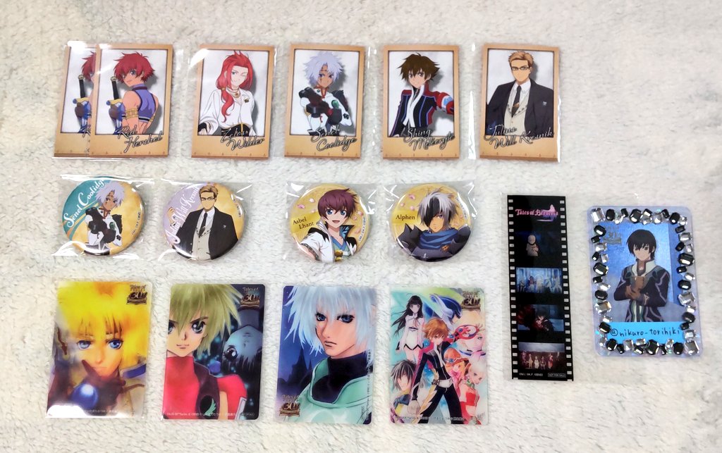 交換】テイルズ 30周年 ミュージアム 缶バッジ 推しパシャ 特典 【譲