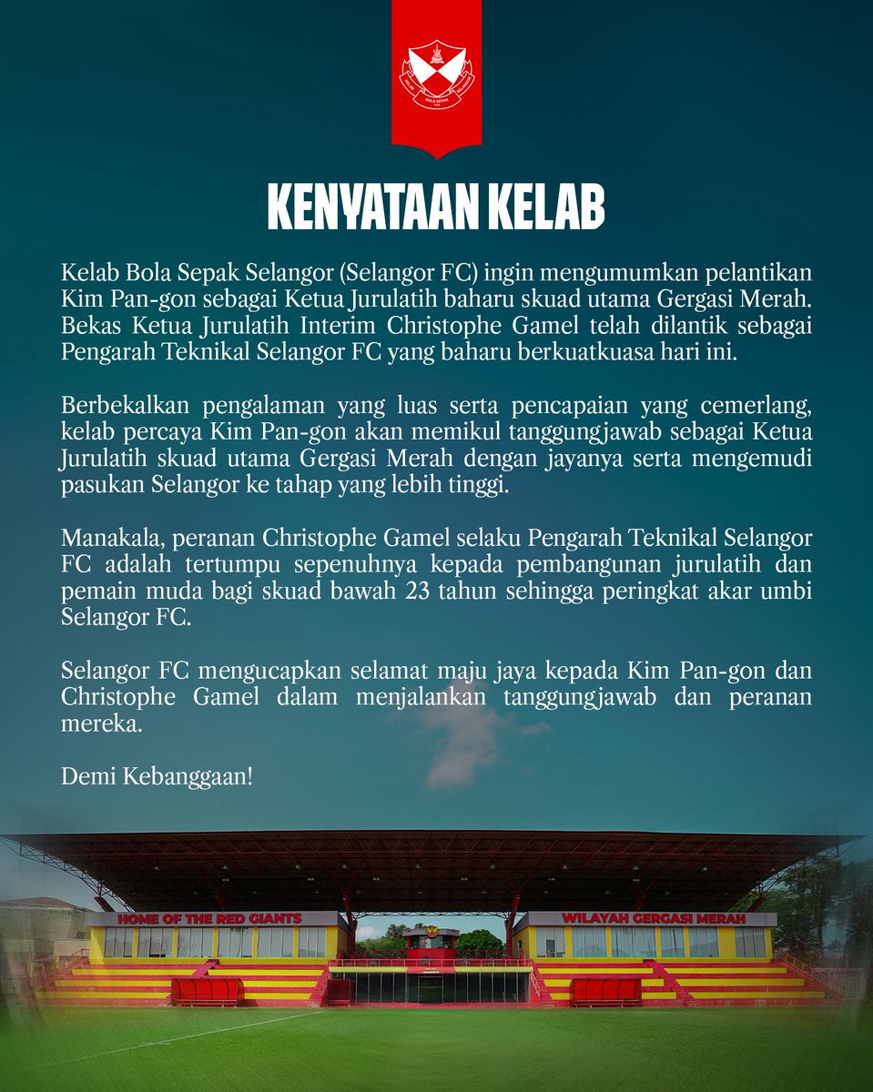 Selangor FC tweet media