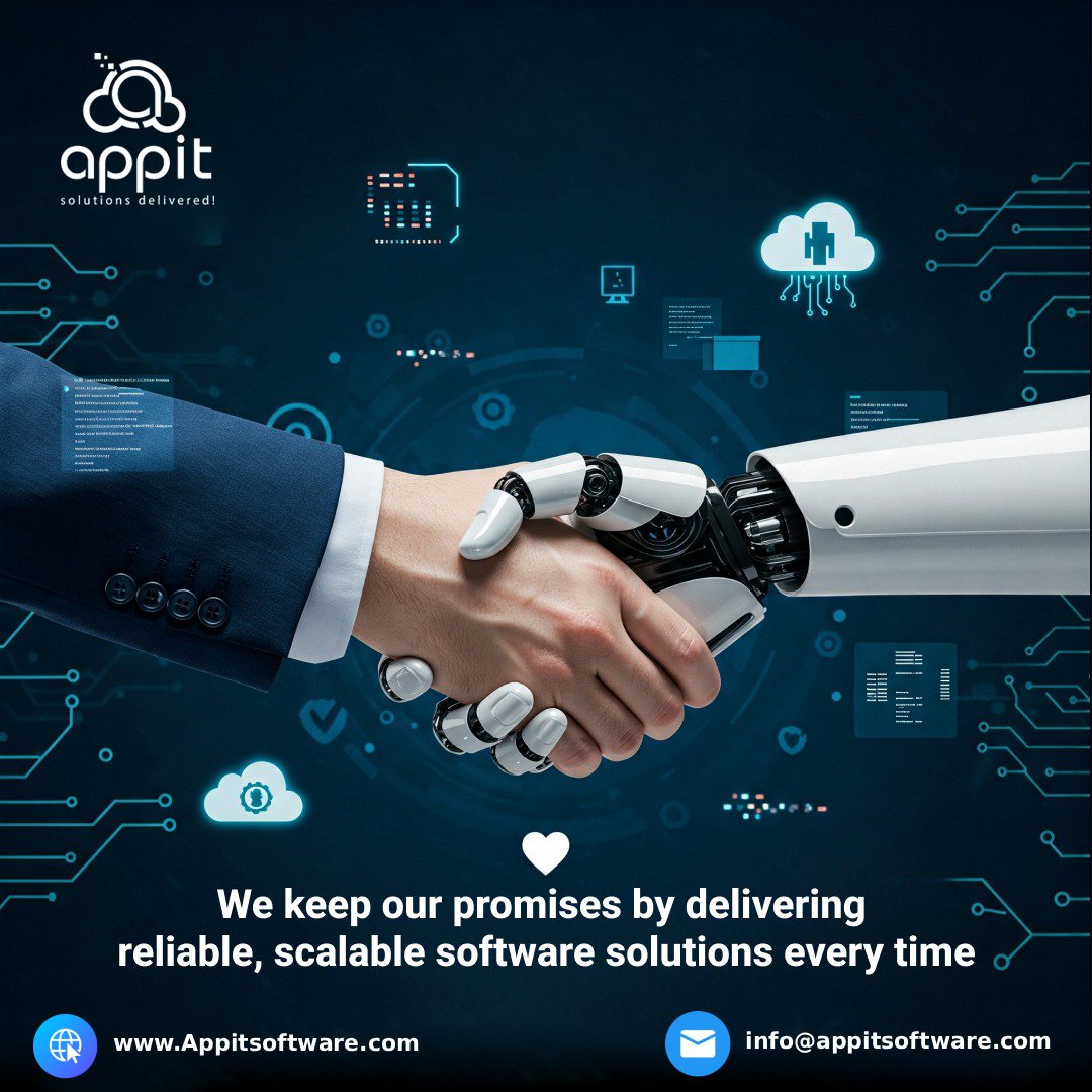 Appitsoft's tweet photo. 🤝𝑾𝒉𝒆𝒓𝒆 𝑰𝒏𝒏𝒐𝒗𝒂𝒕𝒊𝒐𝒏, 𝑨𝑰 &amp; 𝑹𝒆𝒍𝒊𝒂𝒃𝒊𝒍𝒊𝒕𝒚 𝑪𝒐𝒎𝒆 𝑻𝒐𝒈𝒆𝒕𝒉𝒆𝒓

At 𝐀𝐩𝐩𝐢𝐭 𝐒𝐨𝐟𝐭𝐰𝐚𝐫𝐞, we combine 𝐡𝐮𝐦𝐚𝐧 𝐞𝐱𝐩𝐞𝐫𝐭𝐢𝐬𝐞 𝐰𝐢𝐭𝐡 𝐀𝐫𝐭𝐢𝐟𝐢𝐜𝐢𝐚𝐥 𝐈𝐧𝐭𝐞𝐥𝐥𝐢𝐠𝐞𝐧𝐜𝐞.

#ArtificialIntelligence #AI #AppitSoftware #Digital https://t.co/3oXTq0kbzk