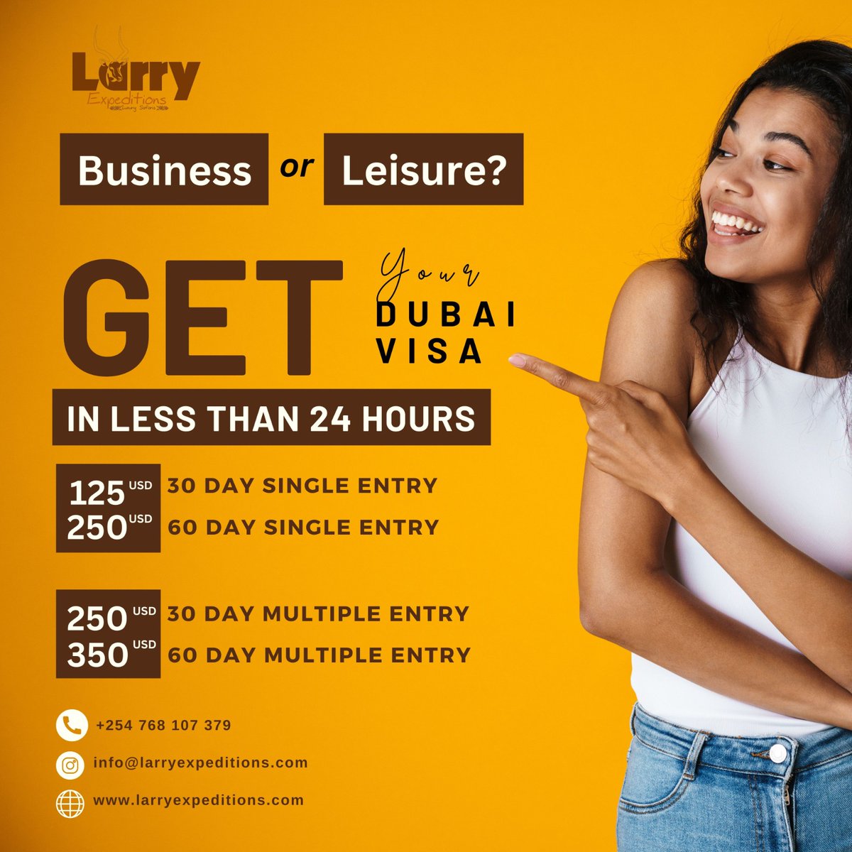 larryexpedition's tweet photo. Larry Expeditions makes your Dubai visa process fast, simple, and stress-free.
Larry Expeditions is your trusted partner for Dubai Visas.
Contact for Affordable visas-Dubai
☎️ +971551365531
📧 info@larryexpeditions.com
# dubai # visa # visitvisa # larryexpeditions https://t.co/l92nIJNJPb