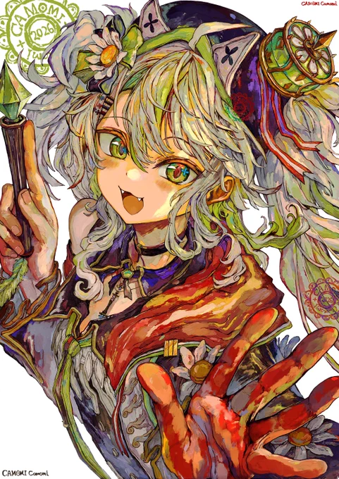 あけましておめでとうございます!! 今年もよろしくお願いします。 息づく筆致が詰まった厚塗りを探求して。 鴨見カモミは、誇りを持って絵を描き続けるために模索を続けます。 筆を走らせ続けるぞ!