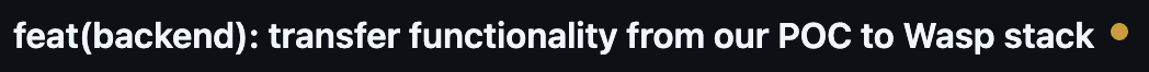 Ok, I'm doing a thing. Decided to optimize for speed and migrate away from separate BE and FE.

 cc <a href="/WaspLang/">Wasp</a> + <a href="/opensaas_sh/">OpenSaaS.sh</a>