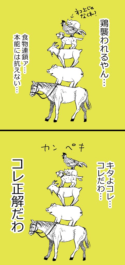 馬で思い出したやつ
違くて草 
