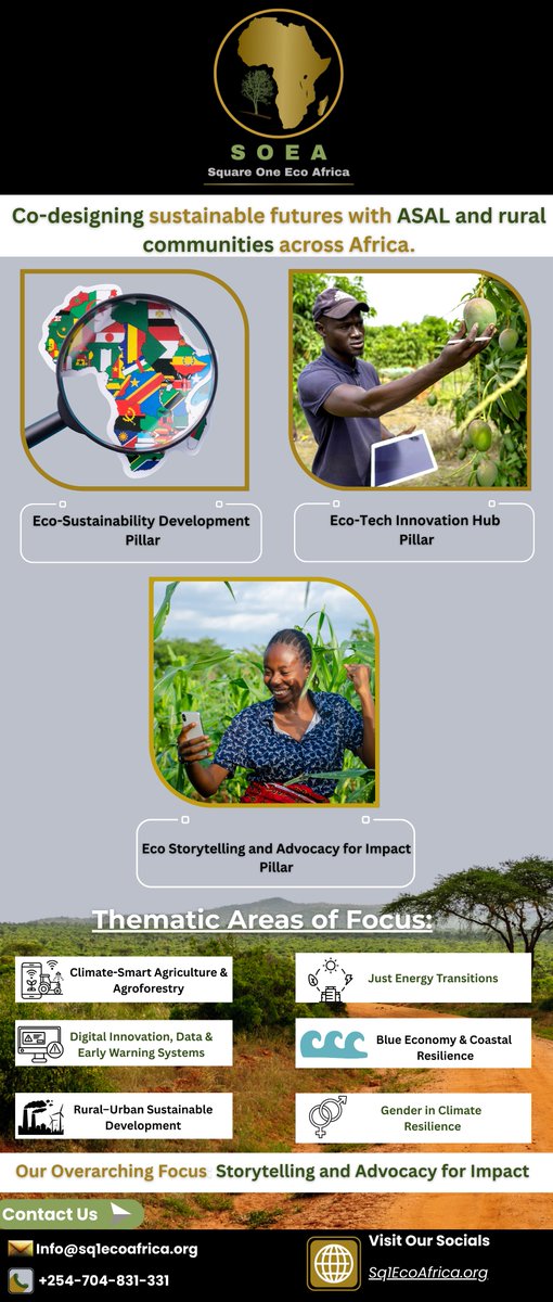 Happy New Year 2026 🎉
We are back, ready, and open to collaborate.
<a href="/S1EcoAfrica/">Square One Eco Africa</a> is working with communities and partners to co-design sustainable futures across  Sub-Saharan Africa.
#HappyNewYear2026 #SustainableAfrica #ClimateAction 
 A message from our Founder <a href="/quikaranja/">Wangui Karanja</a> 👇