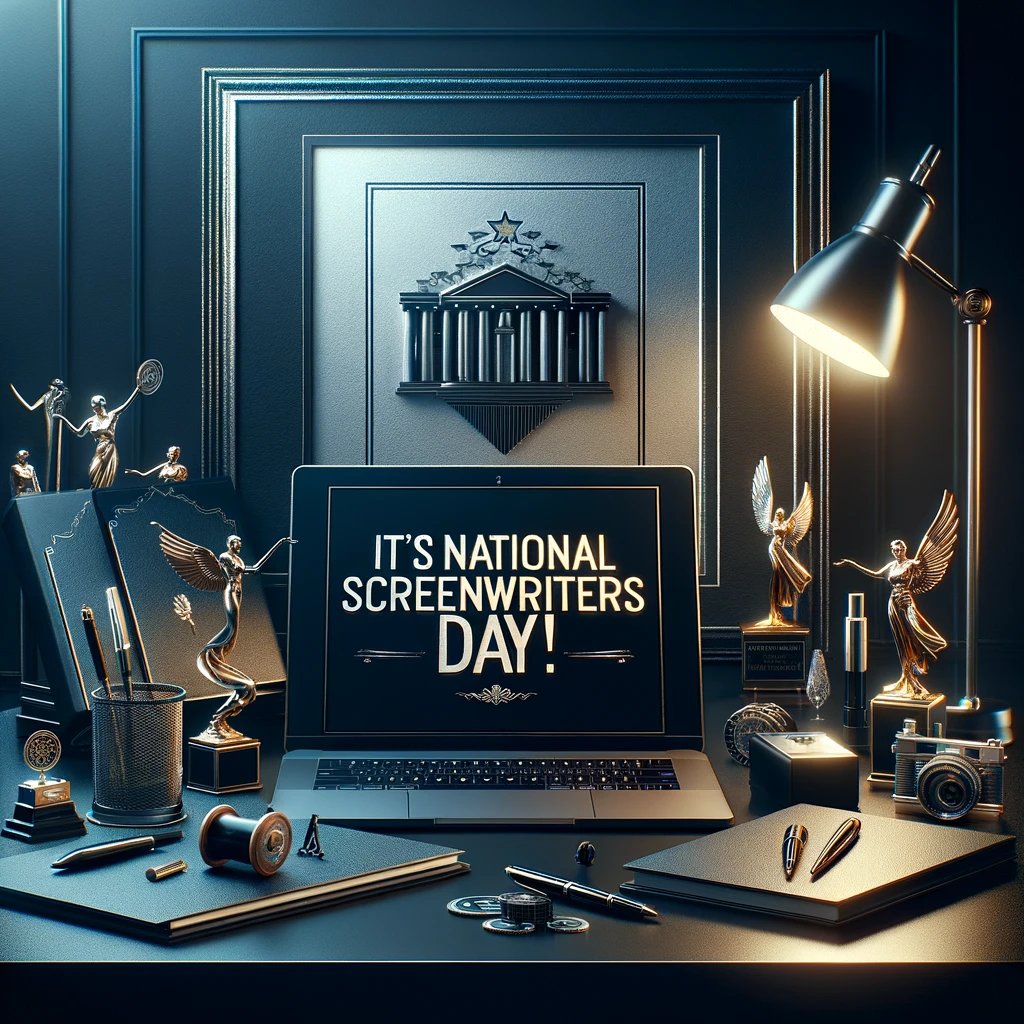 Today is #NationalScreenwritersDay!  

If you love #screenwriting or the work #writers do that gets great movies and TV made, please share about it using the hashtag!