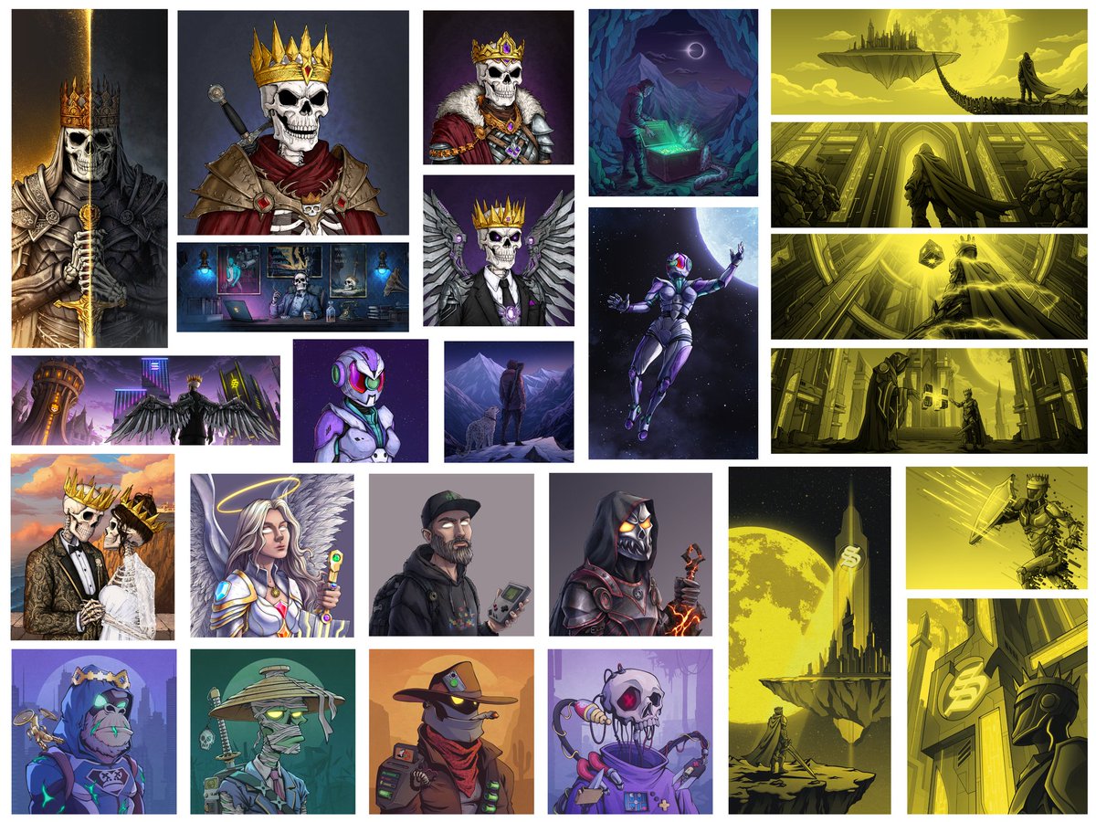 Before starting work in 2026, I want to say thanks you for 2025 

Collabs for artists mean trust and shared vision — and I’m grateful to everyone I worked with.

Thanks <a href="/DeadKingSociety/">Dead King Society</a> especially <a href="/TurntUpDylan/">Turnt Up Dylan (DKS) 💀👑</a> — even in a quiet year, we created meaningful pieces together.
Thanks