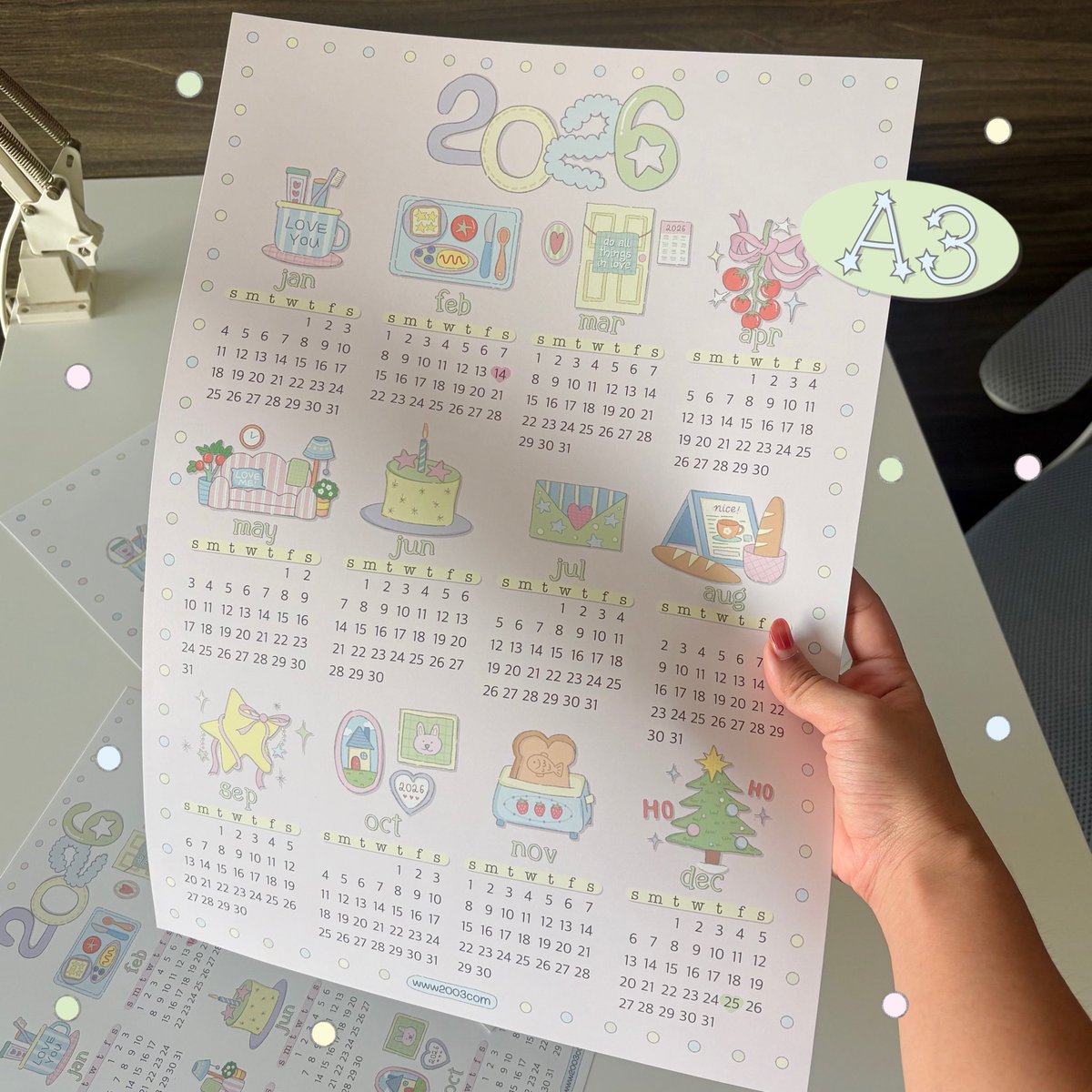 www2003com's tweet image. rt สุ่มแจกปฏิทิน 1 คน 💘

pre order : 2026 calendar 🛋️⭐️
today - 8 Jan 2026
🥛A4 (80฿) / A3 (140฿)
*แพ็คใส่จั่วปังให้ทุกออเดอร์ ไม่พับโปสค่า มาเปิดให้แบบเร็วๆ ทันใช้เดือนนี้แน่นอนค่ะ☝🏼

forms.gle/FFd6Q3HoFt8iKk…