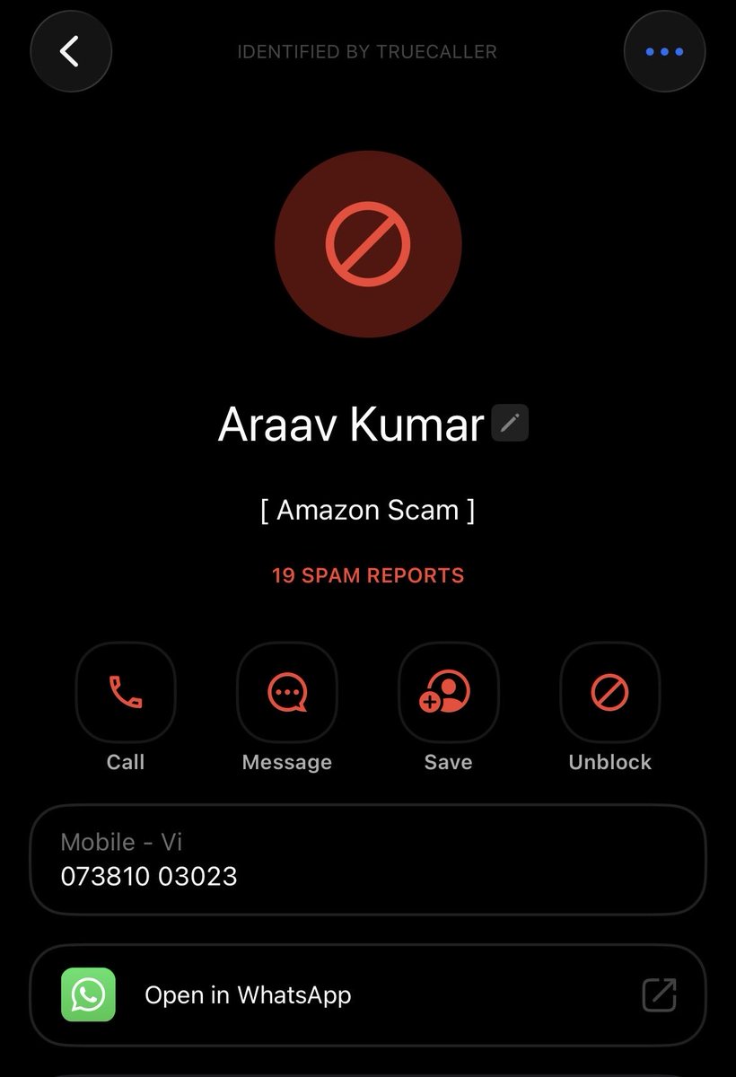 lonethinker's tweet photo. @amazonIN this person has access to my order history and is calling me after requesting OTP on my behalf. From within your systems. And asking me to share it to get free cash back!

I know not to share… But you need to do more to protect our personal data!! https://t.co/55ceIYlTLV