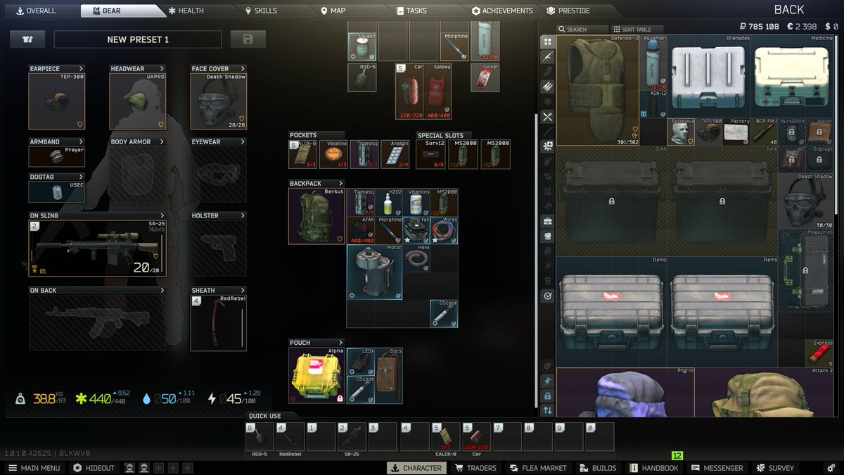 interchange pharmacy is giveth only LedX #EscapefromTarkov #tarkov