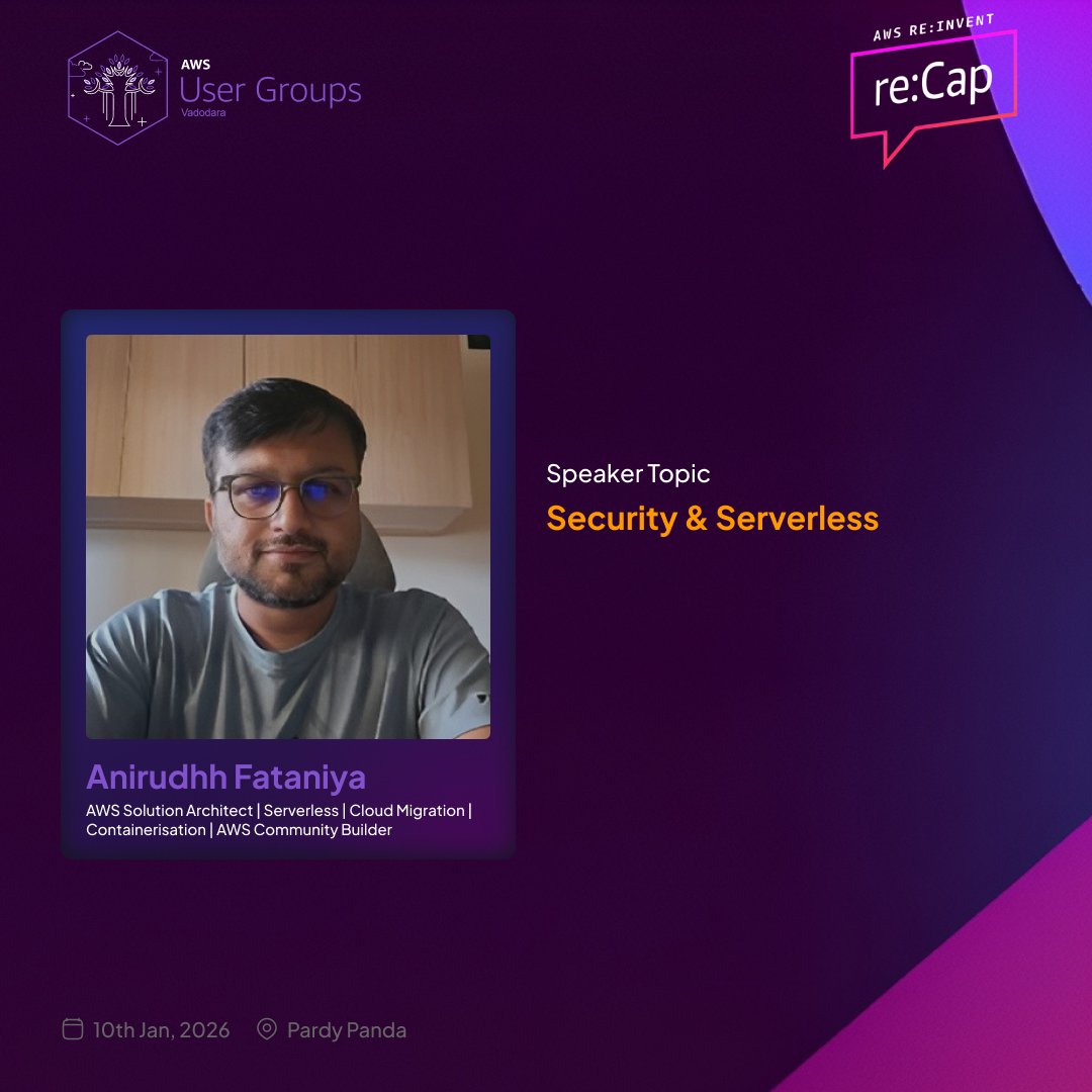 AWS User Group Vadodara tweet media