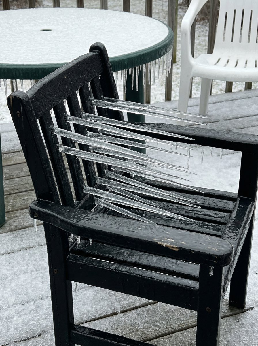 ice storm chair