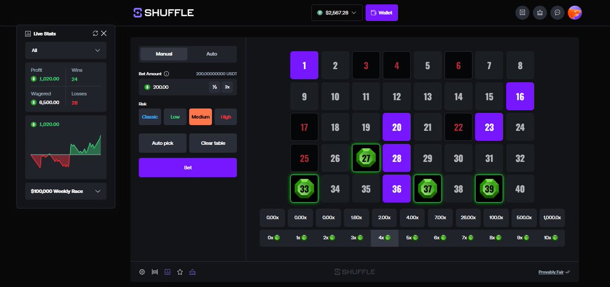 Medium Keno for the win