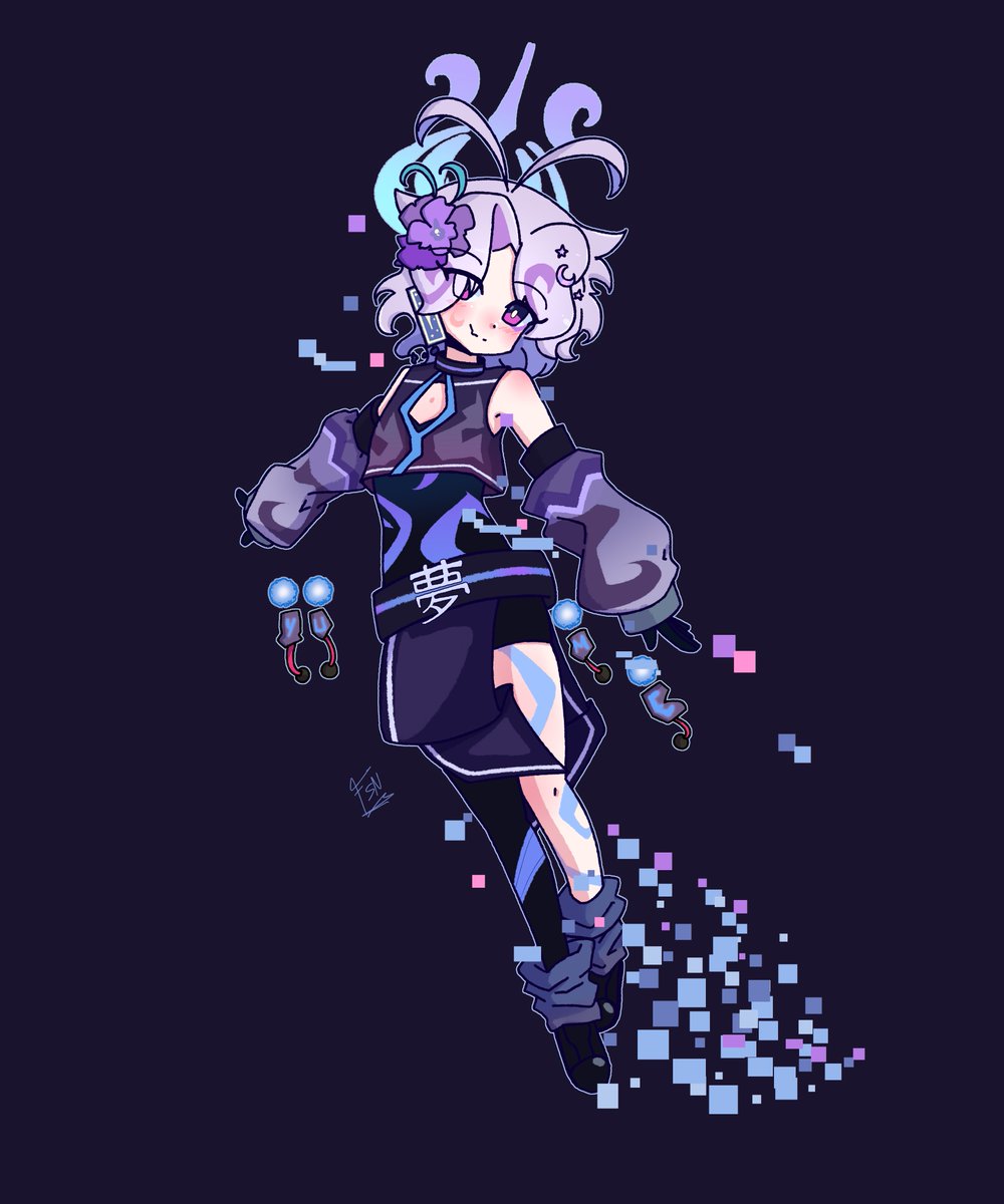 💙🤍💜
#DrawYume #digitalart #fanart #cute