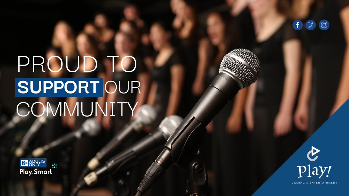 PlayYGK's tweet photo. We are proud to partner with 70+ local charities, including:
🎵 Cantabile Choirs
🎵 Greater Kingston Chorus of Sweet Adelines
🎵 Kingston Symphony Association
🎵 Kingston Townsmen Chorus
🎵 Orchestra Kingston Incorporated
Learn more: https://t.co/44JEv4ZHb4 https://t.co/J4nrFPcK8p