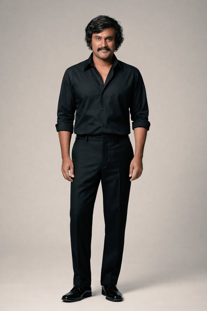 1. Open ChatGPT / Grok / Gemini

2. Upload your photo (straight face)

3. Prompt:

Create an ultra-realistic, full-body studio fashion portrait of a male model, inspired by modern minimalist menswear aesthetics.
Use the uploaded face image as the ONLY facial reference.

🔐