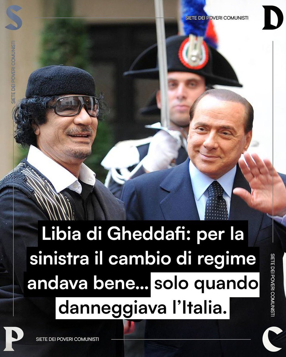 Tutte le potenze agiscono per i propri interessi, e l’Italia non fa eccezione. Alcuni politici lavorano per il Paese, altri remano contro. La sinistra, per cultura, spesso si è schierata contro gli interessi degli italiani.