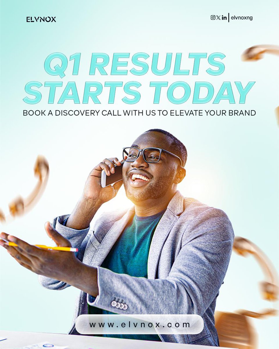 ElvnoxNg's tweet photo. The first quarter sets the tone for the year.
Let’s position your brand for real growth.

Book a discovery call with Elvnox.

Visit https://t.co/7tHkST7Kox

#Elvnox #2026goals https://t.co/OIDp4q0zsP