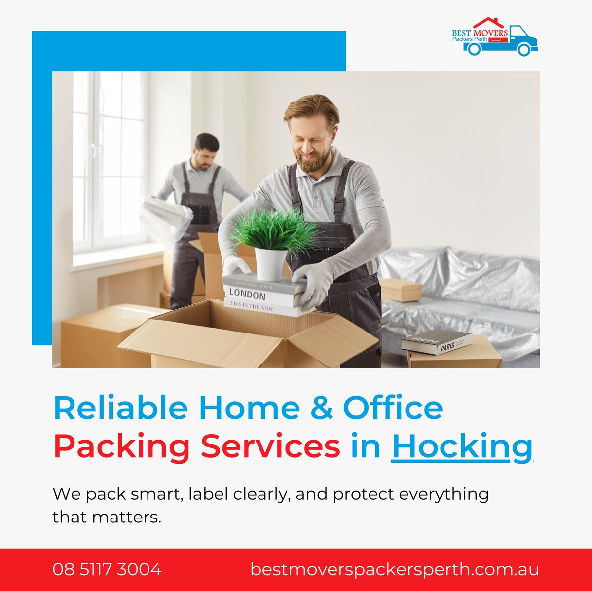 bestmoveperth's tweet image. Packing doesn’t have to be overwhelming. Our #professionalpackingteam in Secret Harbour packs smart, labels clearly, and protects everything that matters to you.

📞 Call 08 5117 3004
🌐 bestmoverspackersperth.com.au/suburbs/remova…

#packingservices #homepacking  #officepacking #stressfreemoving