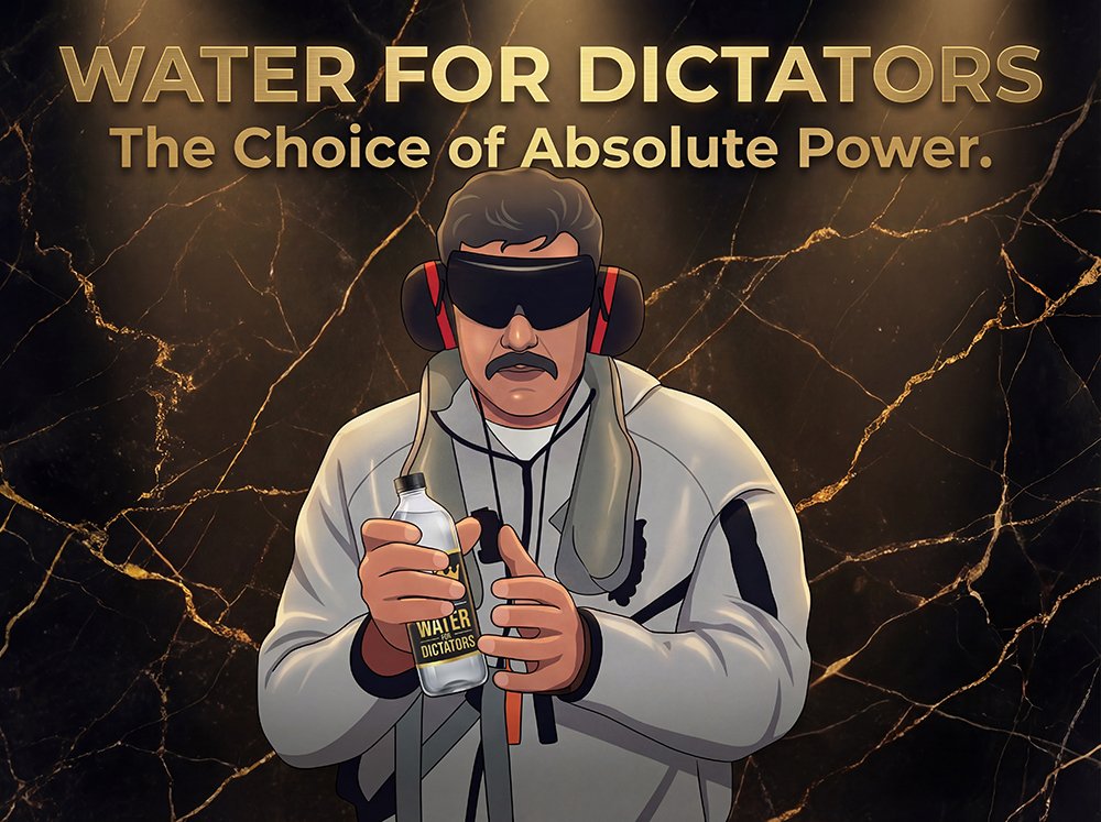 🤑⚕️Check out this new healthy pure #water 

#madurocaptured #water #Trump