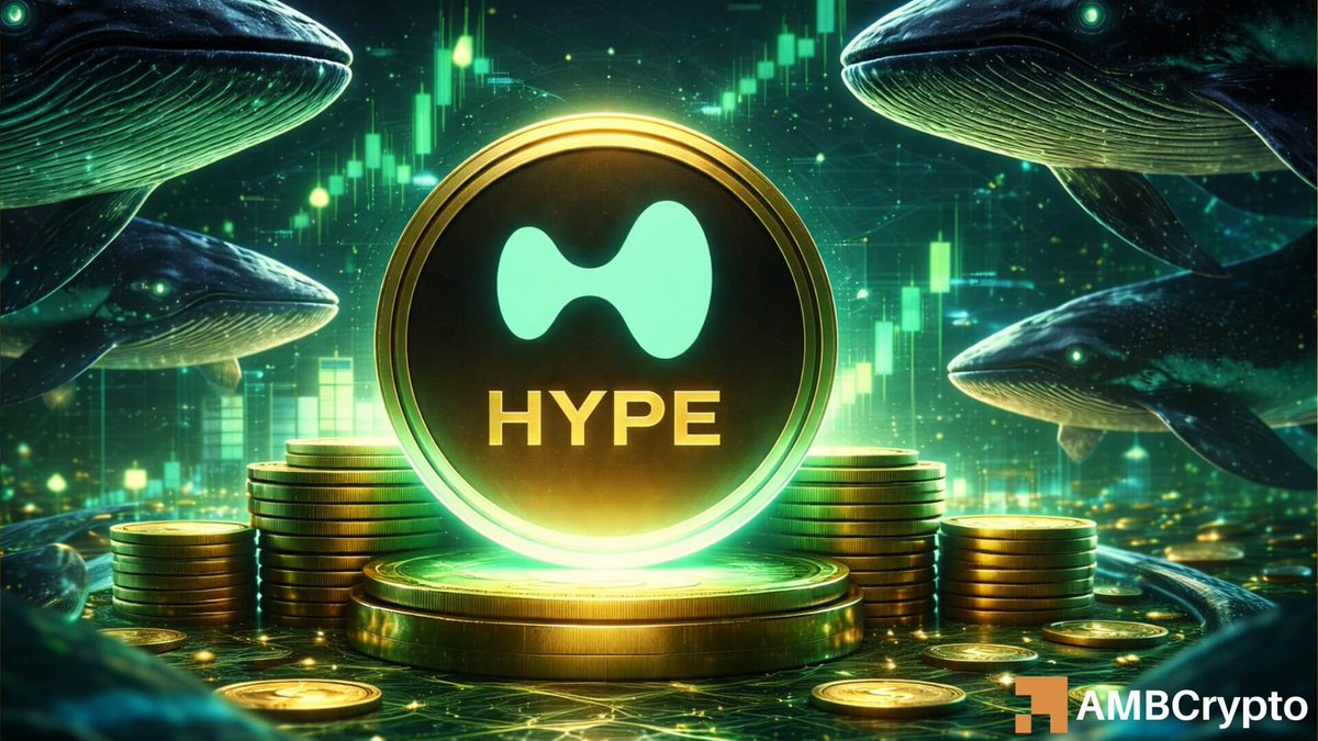 BREAKING: 🔥 HYPE remained stuck between $23 and $27, with whale activity  and technical indicators showing resistance at $27.