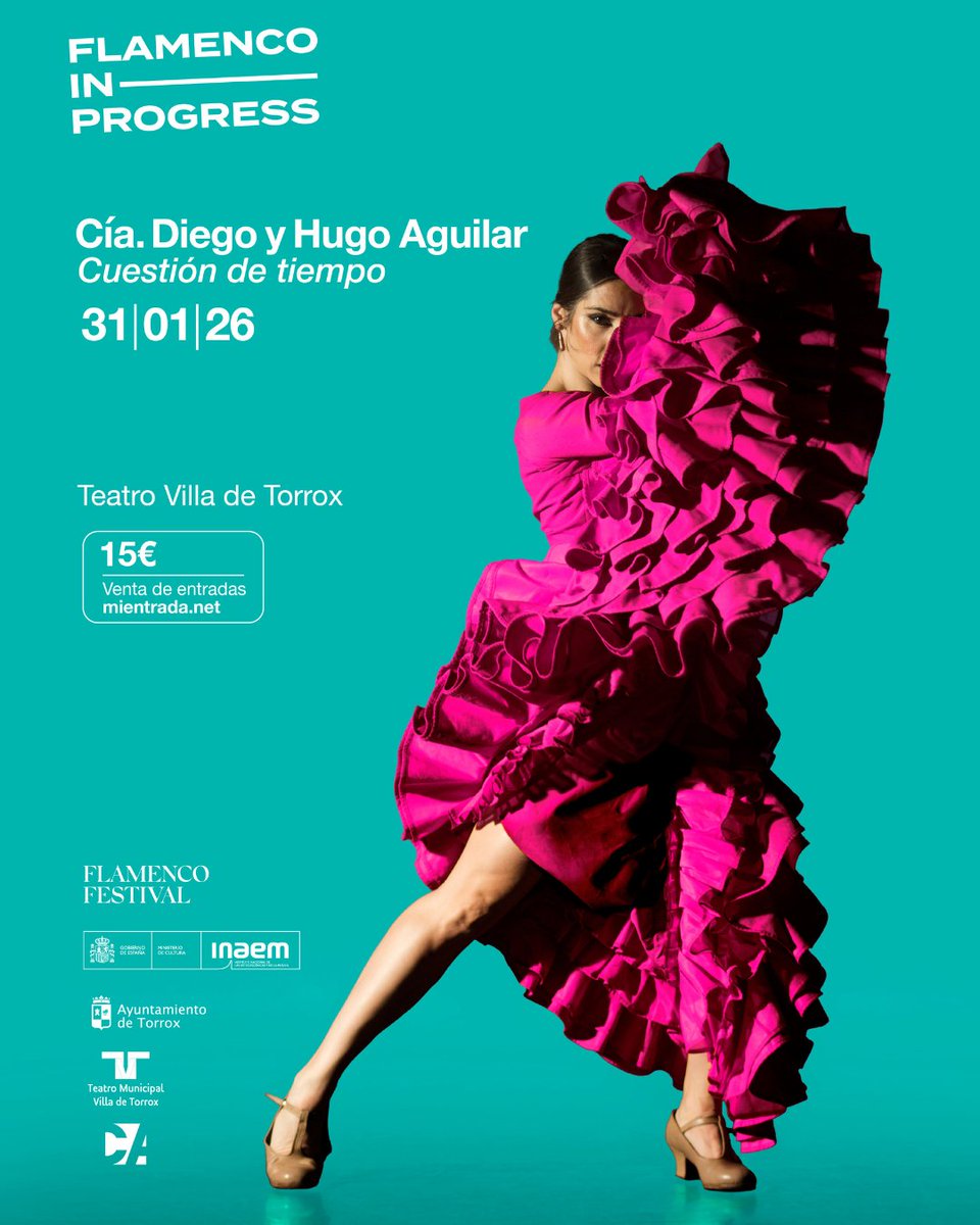 flamencofest's tweet image. Los hermanos Diego y Hugo Aguilar llegan a Torrox para estrenar 'Cuestión de tiempo', un nuevo proyecto #InProgress, tras ganar el Certamen Coreográfico de Danza Española y Flamenco de Madrid de 2025.