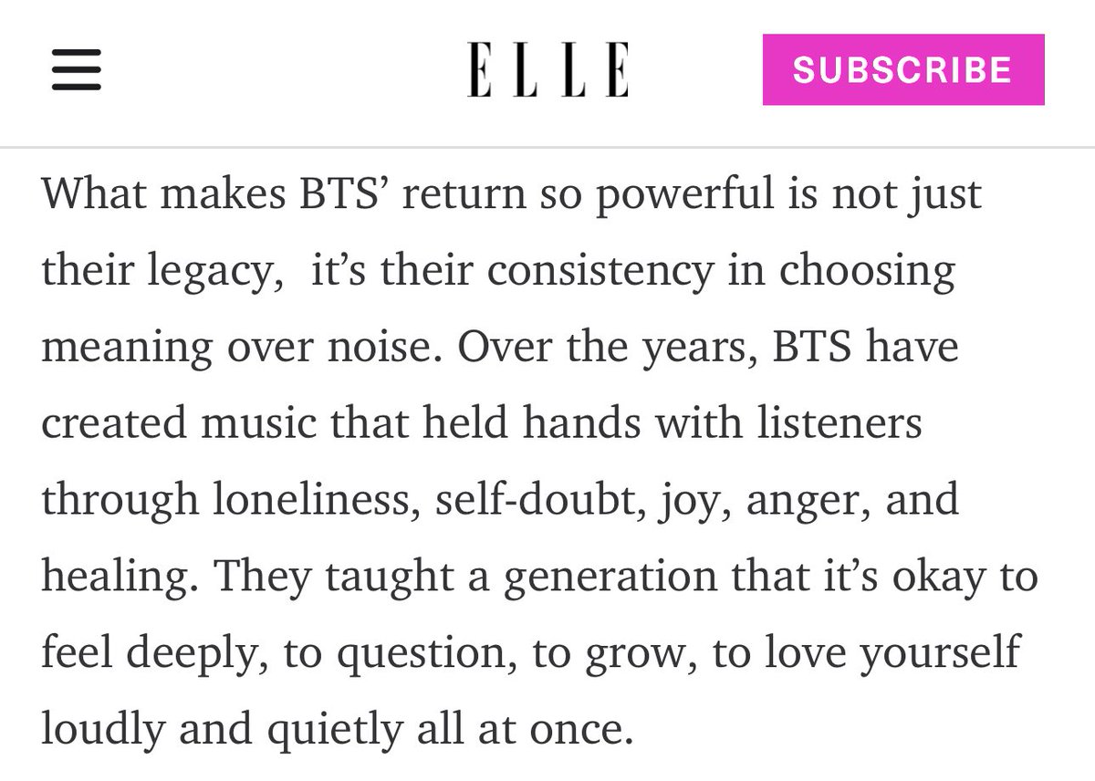 tksovers's tweet image. "What makes BTS' return so powerful is not just their legacy,  its their consistency in choosing meaning over noise. Over the years, BTS have created music that held hands with listeners through loneliness, self-doubt, joy, anger and healing. They taught a generation that it's…