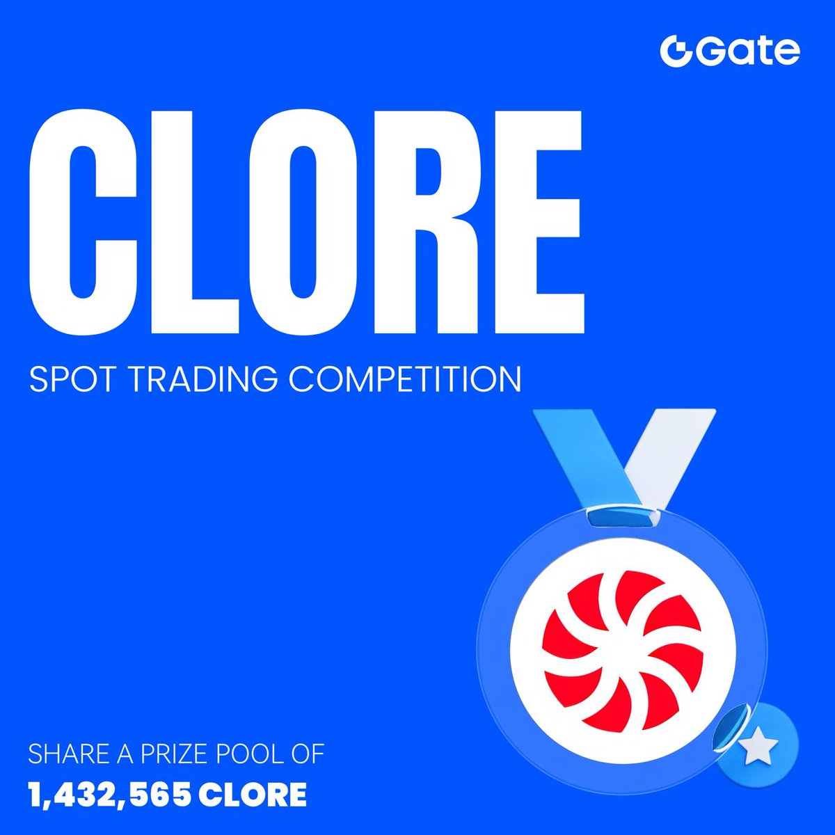 CLORE Trading Competition
💎 Share 1,432,565 CLORE in Rewards
🗓 Jan 4 – Jan 14
🔗 gate.com/campaigns/3706
🔗 gate.com/announcements/…

🎯 How to Win
1️⃣ First Trade Bonus — 1,500 CLORE per User
First-time spot traders with ≥ $100 CLORE/USDT volume get 1,500 CLORE, FCFS

2️⃣