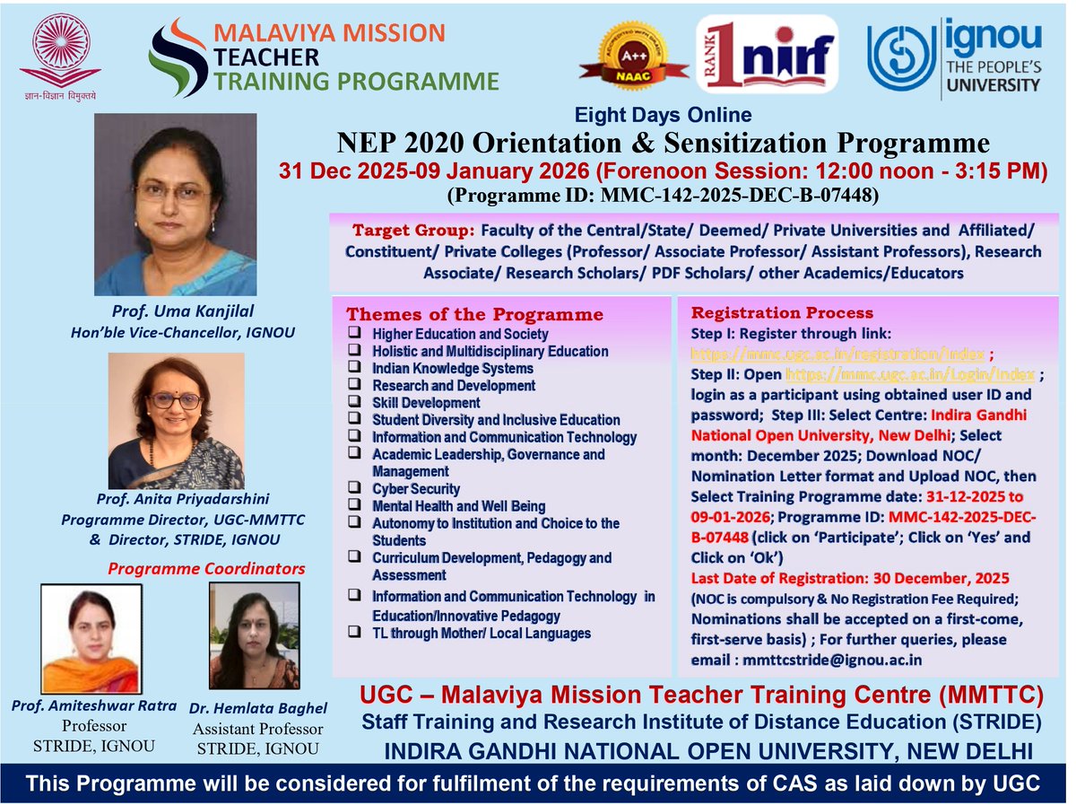 STRIDE-IGNOU (@stride_ignou) on Twitter photo 