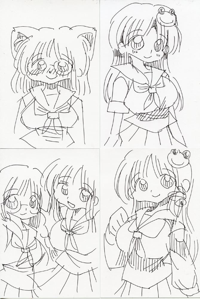 はがきに描きました 