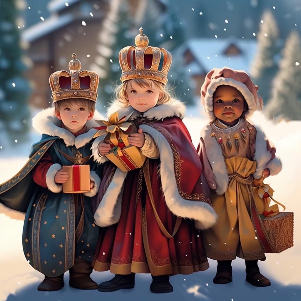 #FelizNocheDeReyes ! 👑👑👑  

“ Agranda la puerta, padre,
porque no puedo pasar;
la hiciste para los niños,
yo he crecido a mi pesar.
Si no me agrandas la puerta,
achícame, por piedad;
vuélveme a la edad bendita
en que vivir es soñar “ 

- Miguel de Unamuno -