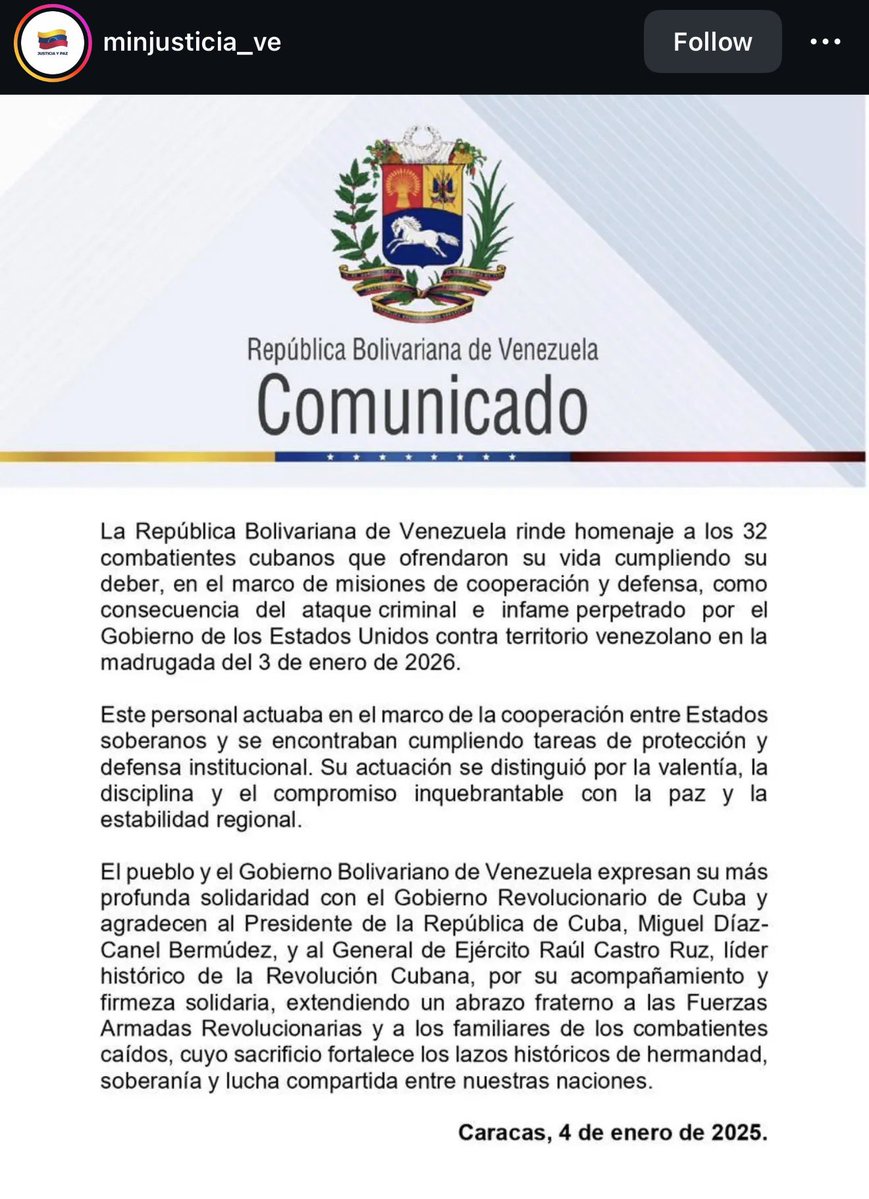 puzkas's tweet image. Homenaje a los 32 cubanos del anillo de seguridad de Maduro que murieron el sábado, pero ni un parte oficial aun de militares y civiles venezolanos 👇