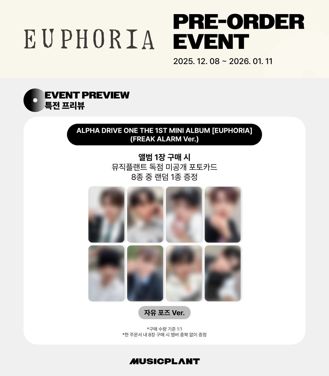 ALPHA DRIVE ONE [EUPHORIA] 特典絵柄公開✧ 詳細まとめツリー